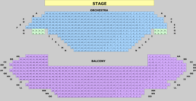 Seating at Pick-Staiger